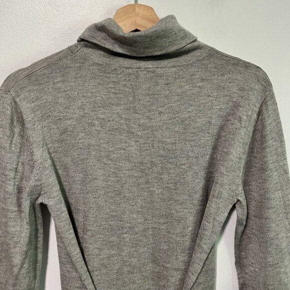 The Group Babaton XS Grey Knit Midi Dress with Tie Back - Picture 8 of 13